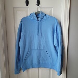 Men's blue hoodie